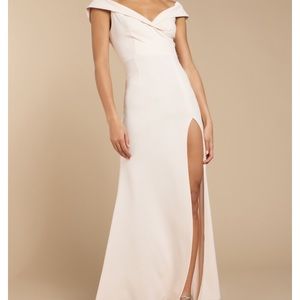 Champagne maxi dress